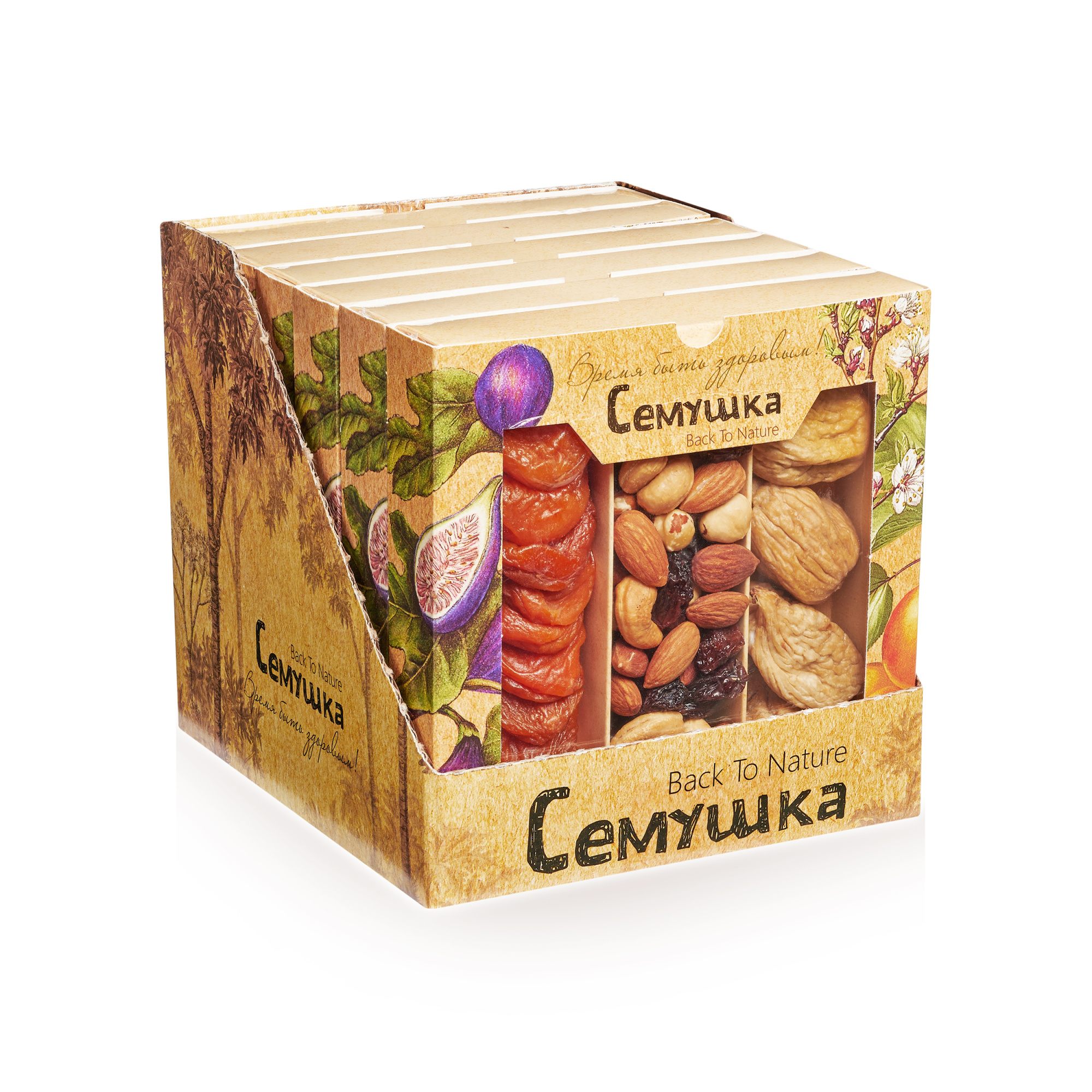 Набор орехов с инжиром «Семушка»